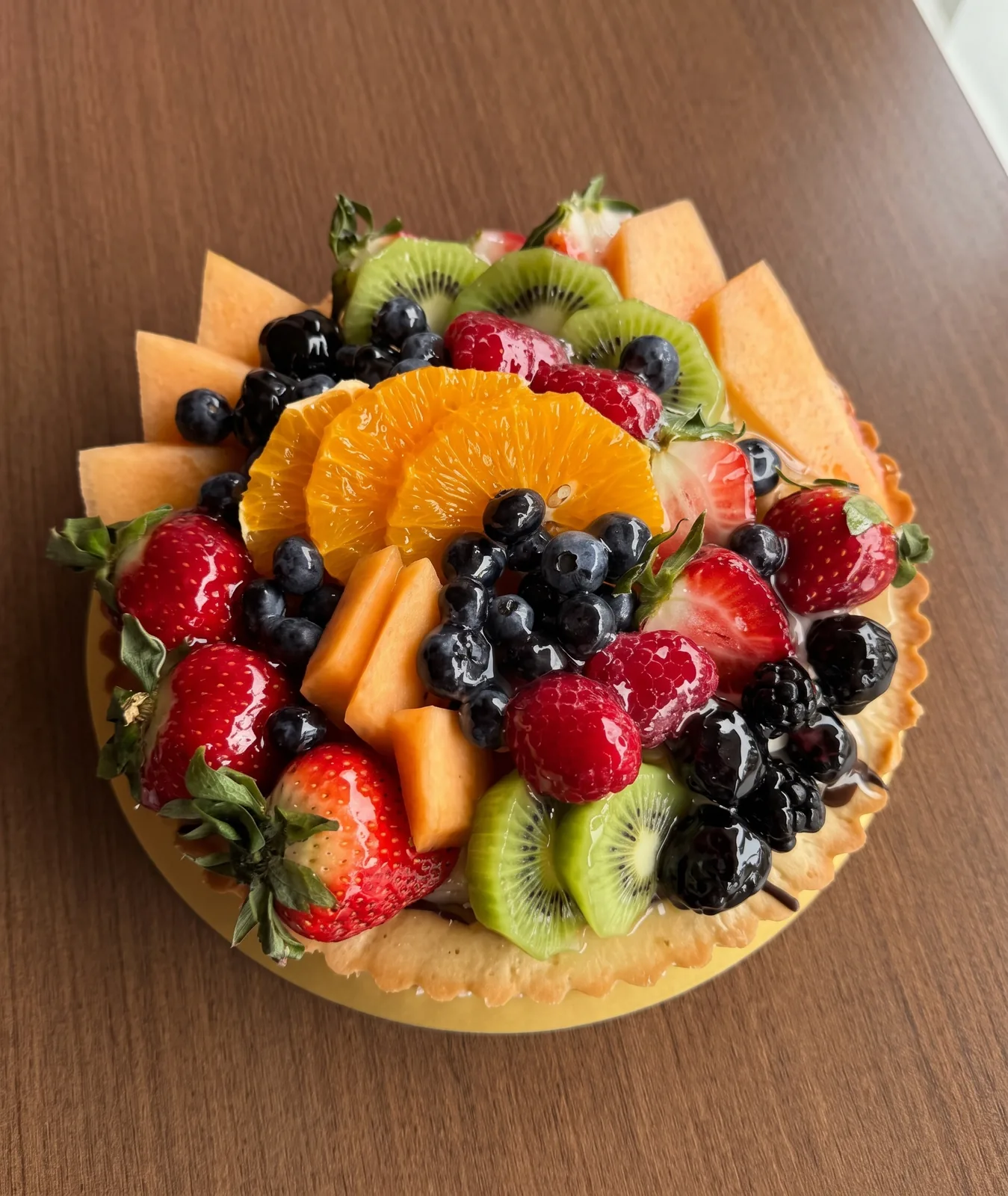 Tarte aux fruits frais, Pâtisserie Italia, Saint-Léonard, Montréal