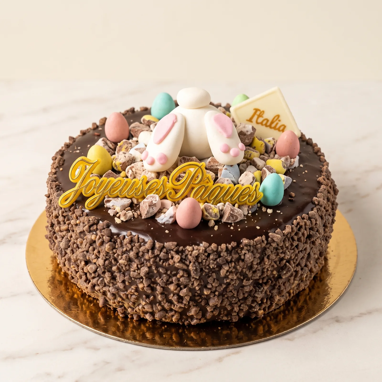 Gâteau Joyeuses Pâques, Pâtisserie Italia, Saint-Léonard, Montréal